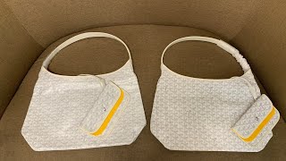 戈雅真假对比 Goyard Hobo Boheme流浪腋下包测评 fake vs real goyard bags [upl. by Kendrick]