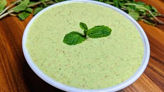 Pudina Raita Recipe  Mint Raita  How to make Mint Raita [upl. by Sloatman]