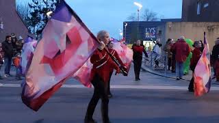 Parade Nocturne Lumineuse Comines 2022  le ShowBand Red Light [upl. by Airehc153]