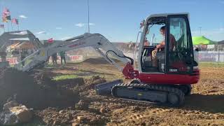 Takeuchi TB240 Mini Excavator Demo [upl. by Allecram]