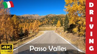 Driving in Italy 15 Valles Pass  4K 60fps [upl. by Glory]