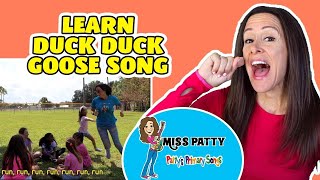 Learn Duck Duck Goose Song for Kids Children Duck Duck Goose Game by Patty Shukla Official Video [upl. by Arreip905]