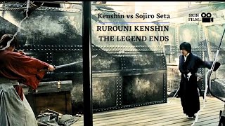 Kenshin vs sojiro final battle rurouni kenshin the legend ends samurai x [upl. by Nnaael]