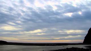 Altostratus clouds timelapse  At the coast [upl. by Droffig530]