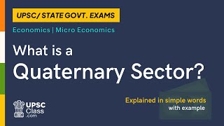 What is Quaternary Sector [upl. by Elbon975]