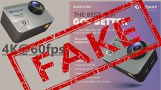 Fake FitSpark Eagle i6 PRO Real 4K60fps  Budget Action Camer  Review  Sample Video [upl. by Enylrac]