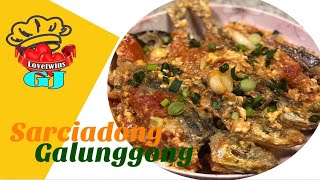 How to Cook Sarciadong Galunggong  Easy Recipe Sarciadong isda  Gigi [upl. by Haerb325]