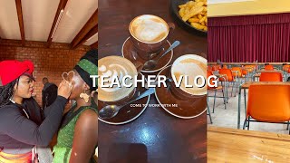 Vlogtober Come to work with me  Invigilation training  Heritage Day themed civvies  Coffee date [upl. by Asiar]