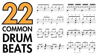 22 Common Drum Beats Every Drummer Should Know 🥁🎵 [upl. by Eleanor]