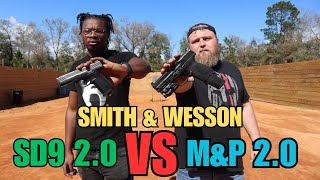 NEW Smith and Wesson SD9 20 VS MampP 20  Can a 300 Gun Beat A 650 Gun [upl. by Yllop471]