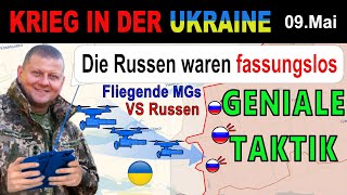 09MAI WOW  FLIEGENDE MGs fegen durch russische Stellungen  UkraineKrieg [upl. by Verbenia]