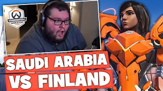 YZNSA IS INSANE Finland Vs Saudi Arabia Overwatch 2 World Cup [upl. by Erdnad]