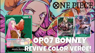 OP07 Jewelry Bonney  Revive Verde en la nueva edición [upl. by Ragas]