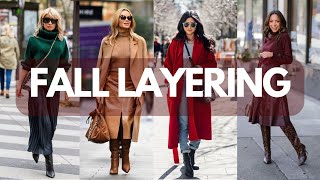 FALL LAYERING The Ultimate Style Guide [upl. by Rock]