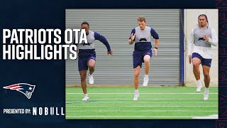 Patriots OTA Highlights  2022 Patriots Players Begin Offseason Workouts [upl. by Lahcsap]