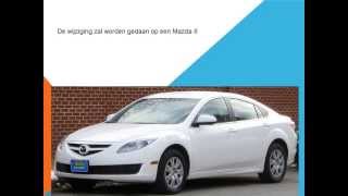 Hoe de lucht cabine filter te vervangen stof pollenfilter op een Mazda 6 [upl. by Nilyaj]