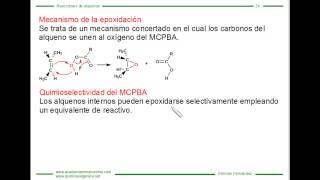 Reacción de Alquenos con MCPBA epoxidación de alquenos [upl. by Zigrang]