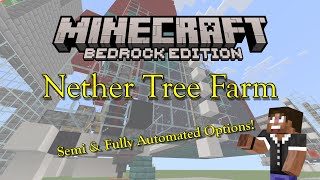 Nether Tree Farm Tutorial [upl. by Edorej]