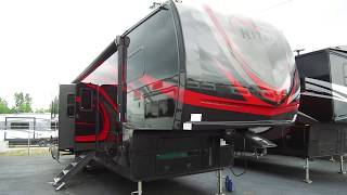 2019 Forest River XLR Nitro 36TI5 Fifth Wheel Toy Hauler Walk Through [upl. by Cnahc462]