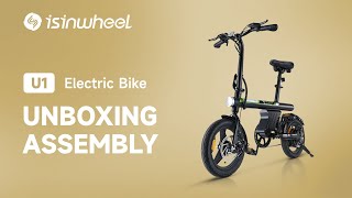 Unboxing  isinwheel U1 Electric Bike [upl. by Aivatnahs]