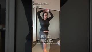 Day 121 Chloe Ting Transformation amp Weight Loss Challenge 2023 Motivation part 2 of 4💚 [upl. by Stanwinn907]