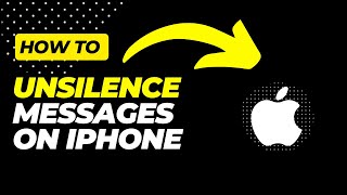 How to unsilence messages on iphone Quick amp Easy [upl. by Hsac]