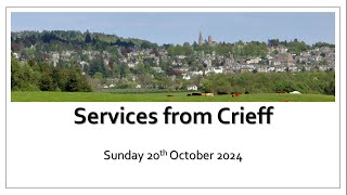 Crieff Parish Church  20th October 2024 [upl. by Koppel671]