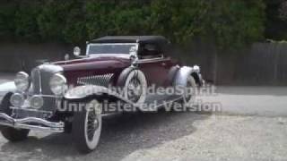 Duesenberg Model J Test Drive after restoration [upl. by Irrehc]