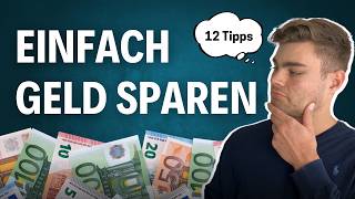 Im Alltag Geld sparen 12 einfache Tipps [upl. by Esiuqram]