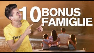 10 BONUS PER FAMIGLIE CON ISEE BASSO 2023 [upl. by Pepe507]