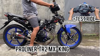 pure sound Proliner TR2 Carbon on MXKing bore up 177cc  Test Ride [upl. by Welles]