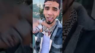 ANUEL REACCIONA A LA NUEVA CANCIÓN DE YAILIN LA MÁS VIRAL 😱 shorts [upl. by Gurolinick8]