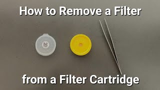 Removing a Filter from an Access Sensor Technologies Filter Cartridge [upl. by Zetrauq62]