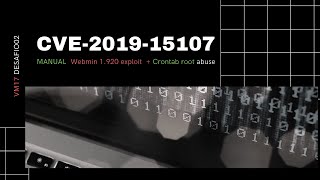 Manual Webmin 1920 exploit  CVE201915107  Crontab Desafio02 Beco do Exploit VM17  Nezuko1 [upl. by Specht]