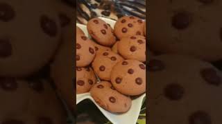 Cookies au chocolat 😜😜😜 food dessertrapide cake cookies pépites chocolat 5435 viralvideo yt [upl. by Ydnis]