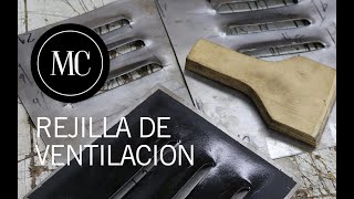 Como hacer rejillas de ventilación a mano [upl. by Mita269]