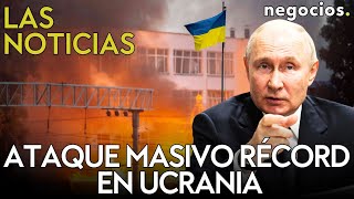 LAS NOTICIAS Rusia lanza un ataque masivo récord en Ucrania Trump golpea a China y Alemania alerta [upl. by Fayina]