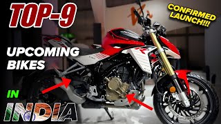 Top 9 Upcoming Bikes in India 20242025 🔥 New Bike Launch in India  Features Price amp Launch Dates [upl. by Tal]