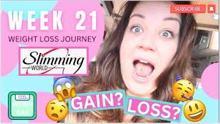 SLIMMING WORLD Week 21  weight loss journey weighinday weightloss progress diet [upl. by Aissatsana]