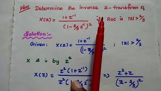 03  Inverse Z Transform  Partial Fraction Method  Signals and Systems in Tamil  EC3354  EC8352 [upl. by Davis]