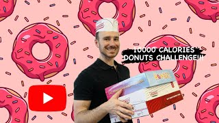 🍩The Dompierre challenge10000 calories of donuts in one day🍩 [upl. by Mulford]