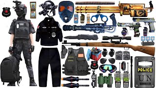 Unpacking special forces toy set Gatling machine gun toy hunting rifle Thompson submachine gun [upl. by Erkan756]