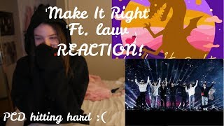 BTS 방탄소년단 Make It Right feat Lauv Official MV REACTION [upl. by Roma]