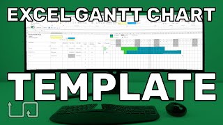 Excel Gantt Chart with milestones and moving timeline using standard or Dynamic Array formula [upl. by Yesllek]