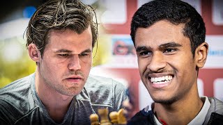 It Happened Again  Carlsen vs Karthikeyan  Qatar 2023 [upl. by Suired]