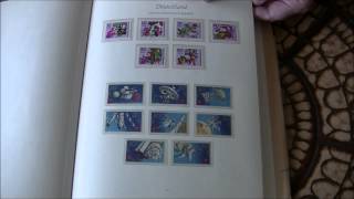 Stamps Collection Germany DDR in a Album with Printed Pages [upl. by Elspet596]