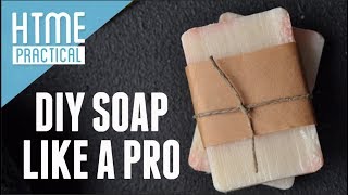 DIY Soap Like a Pro Get 32 Bars From One Batch  HTME Practical [upl. by Adaran]