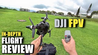 DJI FPV Drone Flight Test Review IN DEPTH  Motion Control amp Fly More Kit How Does It REALLY Work [upl. by Artina]