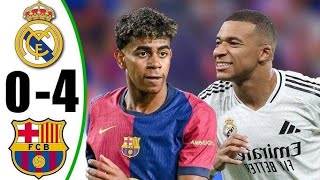 Real Madrid vs Barcelona 04  All Goals Extended Highlights 2024 HD [upl. by Verna]