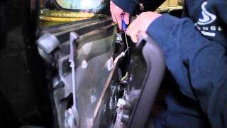 How to Remove Replace Front Door Panel  99 Durango  9803 [upl. by Isherwood]